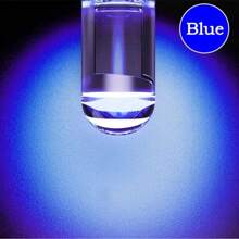 10 个 T10 水晶集成宽光 LED 汽车灯泡，摩托车车指示灯。