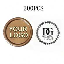 200 Pcs Wax Seals Stickers, Custom Logo Wax Stickers, Handmade Wax Seal Stickers For Wedding Invitation, Self-Adhesive Envelope Wax Stickers-Bronze,Back To School,School Supplies,Multi-Functional,Ornamental,Reusable,Modern,Colorful,Cute,Vintage,Cartoon,Kawaii,Custom,Personalized,Unique,Customized,Workers,Clients,Students,For Business/Work/Office,For School,School Supplies,Back To School,For Office,For School,For Classroom,For Teacher Gifts,For University,For Colleague,For Dorm Rooms,For Teacher,For Boys And Girls,For Teenagers,Junior High School Students,Middle School Students,High School Senior High School Students,College Students,University Students,Freshman,Sophomore,Underclassmen