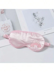 Sanrio 1pc Cute Hello Kitty Eye Mask - Sleep Companion For Rest, Soft & Lightproof Eye Mask, Quick Nighttime Sleep, Ensure Uninterrupted Rest, Best Holiday Gift For Friends