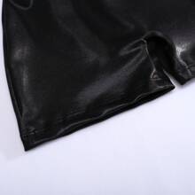 1 件青少年女孩双色体操连体衣、芭蕾舞连体衣 - 藍色 - 查看 4