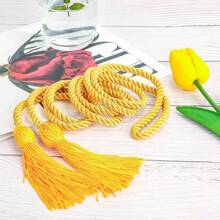 4pcs 170cm Graduation Tassel Cords, Multicolor Decorative Thin Graduation Accessories, Suitable For Graduation Gown Decoration