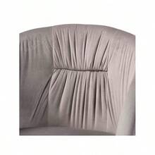 Silla de comedor Ballard de Baxton Studio, gris/dorado - 1 - Ver 6