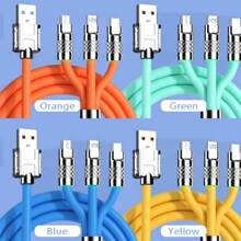 BinBoom Multi Charging Cable, Multi USB Charger Cable 3 In 1 Charging Cable Universal USB Charging Cord With Type-C, Micro USB, IP Port For Most Cell Phones & Pads Compatible With IPhone, Android, Camera, MP3 Universal Adapter Polyamide - Multicolor - View 12