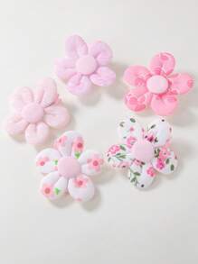 870件/套 女孩蝴蝶结、星星、花朵、网状蝴蝶结发夹，简约可爱公主风发饰，发圈，发夹，日常使用及礼物，学习用品，优雅，大学校园风，花朵，礼物，蝴蝶结，高贵，闺蜜礼物，发圈，发带 - 彩色 - 查看 6