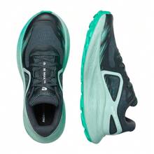 SALOMON Glide Max Tr W - Sneakers Sports Shoes - Grey and Green - View 3