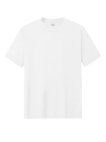 Customized Personalized Men's Comfortable Loose Round-Neck Casual T-Shirt ﻿Add You Text/Logo For Couples, Family, Pets, Gifts, Customizable T-Shirt For Husband Or Boyfriend Or Team Or Girlfriend - White - View 6