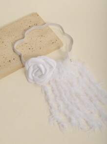 1 件深色花卉大腿链，黑色蕾丝蝴蝶玫瑰花朵吊饰铃铛吊袜带腿带装饰 - 花朵腿環 - 查看 14