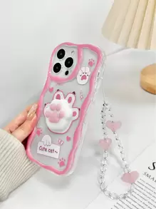 挂绳花朵彩绘奶油色波浪边简约防震加厚手机保护壳，印花，兼容 16 XR/7/8、15 Pro Max/12 Pro Max/13 Pro Max/14 Pro Max、13 14 11 12p14、P11软壳P12防震XS/XR/78P/78GES2，适用于A134G A22 A21S A514G A52 S22 ULTRA A335G、A34 A35，兼容Redmi 10、Redmi Note 114G、Redmi 11 Lite A53tpuA14/A23/S23 ULTRA S24 A14 A15 S23 A73 A55 A54，兼容Redmi手机壳，国际版，非国内版 - 彩色 - 查看 5