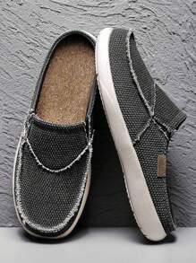 Sapatos casuais de lona, calçados leves e confortáveis, antiderrapantes e duráveis