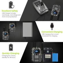 Rapid Radios Unlimited Range Global Walkie Talkie Nationwide 4G Ptt Two Way Radios With FM Radio, SOS Alarm Long Range Radio For Group Communication, Family(2pcs With SIM Cards)