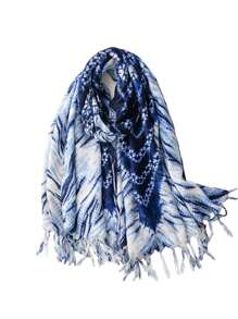 FADZOYLE 1pc Chic Leopard Floral Printed Boho Scarf Fashion Fringed Large Shawl And Wraps All Season Spring For Women Hijab Head Wrap Bandana Beach Cover Up Sarong Turbans Soft Lightweight Scarves Fall Winter Daily Use Travel Gift - Printed Scarf - View 16