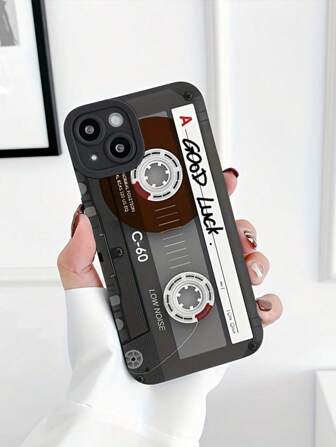 P14 Pro Max用の穴開き直線エッジカラフルペイントの落下防止スマホケース、P13の立体的なカートゥーン、P11のカラフルペイント、P12の落下防止、XRのカートゥーン78GES2、XSの防水防衝撃耐傷性