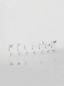 1件 925纯银小圆鼻环/鼻钉/金鼻环/银鼻环/鼻圈/耳软骨环/耳夹/耳骨环/小耳环 - 圓形鼻釘 - 查看 2