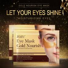 10/20/30pcs Gold-Color 7.5g/Pair Collagen & Seaweed Gold Extract Eye Mask Patches, Moisturizing & Revitalizing Eye Care - Gold - View 11