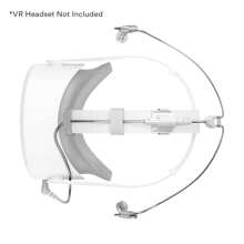 M6 VR Multiplatform In-Ear Earphones With Headset Microphone For Video Game Consoles, Handheld Portable Consoles, PC; Also Includes Short Cable And Mounting Bracket For VR Gaming Headsets