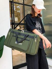 Travel Gym Bag Waterproof Short-Distance Travel Bag Portable Sports Fitness Bag Yoga Exercise Training Bag Large Capacity Tote Bag Handbag Duffel Bag,Foldable Large Capacity Portable Travel Bag Luggage Storage Bag Sports Gym Bag Long And Short Travel Bag, Large Capacity Travel Bag Short Trip Luggage Bag Portable Gym Bag