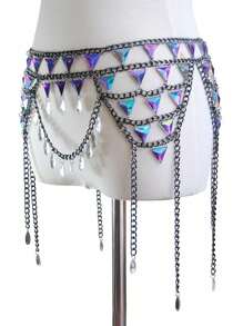 New Fashion Acrylic Handmade Tassel Waist Chain For Women, Body Chain - View 3