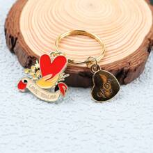 Cherished Keepsake, Chic 'Best Mom' Keychain - Alloy, Letter Charm For Bags & Cars, A Heartfelt Mother's Day Gift For Mom From Son And Daughter