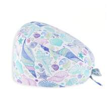 1pc Women's High Quality Polyester Material Digital Printed Heart, Floral, Animal Pattern Work Cap/Nurse Cap, Anti-Bacterial & Anti-Dust, Adjustable Drawstring Design, Suitable For Doctors, Nurses, And All Medical/Beauty/Veterinary Workers - Multicolor - View 10