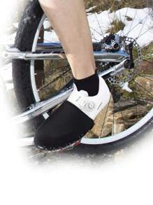 Windproof Bike Toe Lock Overshoes Protector Cover Waterproof Warm Half Toe Lock Bicycle Protector Boot Case Cycling Accessories