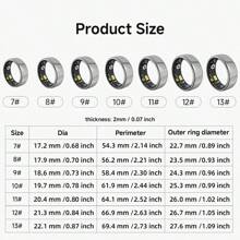 SIMSONLAB Valentine Day Best Choice Smart Ring, Intelligent Fitness Ring With Pedometer, Unisex Design, Great Sporty And Daily Leisure Gifts For Men Or Women
