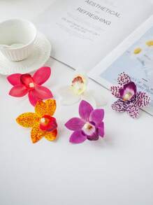 1/5/10PCS Artificial Flowers-Moth Orchid, Silk Moth Orchid, Fake Plants, Home, Dining Room, Living Room, Outdoor Garden Decoration,The Art Of Inserting Flowers, Photography Props, Autumn, Spring, Vase, Flower Wall, Flower Wreath, Bridal Bouquet, Wedding Decoration, DIY Flower Wreath Materials, Birthday Party Decoration Materials, Home Decoration Accessories, Valentine's Day. Gifts Graduation