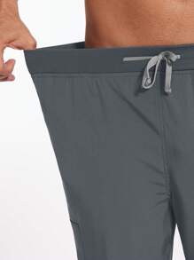 手术室手术服制服医院医生工作服牙科诊所护士手术服宠物美容兽医工作服 - 灰色 - 查看 8