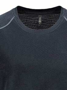 3 件装：男式短袖速干运动圆领 T 恤 - 运动跑步健身 T 恤上衣