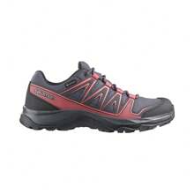SALOMON Kynthos Gtx W - 女士休闲舒适运动鞋，适合日常穿着 - 烏木/黑/茶玫瑰 - 查看 1