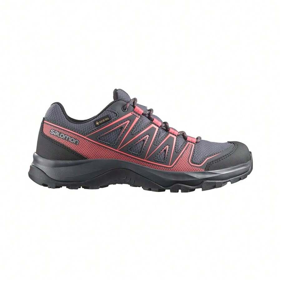 SALOMON Kynthos Gtx W - 女士休闲舒适运动鞋，适合日常穿着 - 烏木/黑/茶玫瑰 - 查看 1