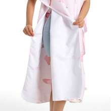 Toalha de Praia Multifuncional de Secagem Rápida e Livre de Areia, Poncho de Surf com Capuz Compacto para Adultos Homens e Mulheres, Roupa de Mergulho com Mangas Ajustáveis para Surf, Natação, Banho, Casamento, Decoração de Casa e Banheiro, Volta às Aulas
