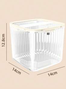 1 pieza Caja de almacenamiento de accesorios para el cabello de lujo y de moda para niñas, organizador de acrílico transparente para pinzas para el cabello, lazos para el cabello y diademas, joyero, estuche, soporte para brochas de maquillaje, soporte para brochas, organizador de perfumes, bolsa de almacenamiento, regalos para mujeres, regalos de Navidad, ideas de regalos para mujeres, decoración de habitación - Multicolor - Ver 11