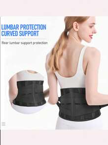 1pc Back Braces For Lower Back, Breathable Back Support Belt For Men/Women For Work , Anti-Skid Lumbar Support Belt