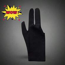 قفاز لطاولة البلياردو/السنوكر قطعة واحدة - رقيق عالي المرونة 3 أصابع مريح، مناسب لصالة السنوكر - متعدد الألوان - مشاهدة 3