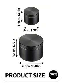 BROS 1pc Creative Rainbow Grinder - Zinc Alloy 4-Layer Multiuse Tool - Compact 1.57/2.48" Design - Household Essential Accessory - Ideal Holiday Gift (Valentine's/Christmas/New Year)