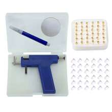 Professional Ear Piercing Kit Ear Piercing Gun With 36pcs Earrings Stud For Salon And Home Use - Blue - View 12