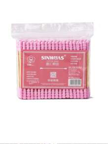 PETSIN 100pcs Multi-Functional Pet Ear Swabs, Suitable For Pet Ear Pulling, Pet Wiping Tear Stains, Pet Medication Care, Pet Supplies, Pet Care Supplies, Pet Grooming Supplies - Multicolor - View 6