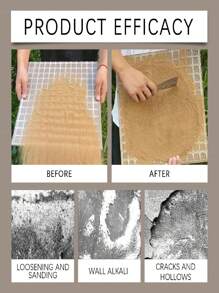 120ml 墙面剥落除尘修复剂，室内/室外墙面修复粉状去角质固化剂喷雾 - 均碼 - 查看 9