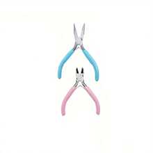 8pcs/1set, 2pcs/1set Premium Plier Tool Kit For DIY, Contains 3 Multi-Functional Pliers, 2 Tweezers, 1 Awl, 1 U-Shaped Scissors, 1 Open Ring, Suitable For Beginners And Experts, Convenient Home Essential (3 Pliers In Pink/Purple Or Pink And Blue)