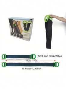 2pcs Portable Cargo Binding Straps, Multi-Function Moving Rope Carrying Straps, Single Person Lifting & Moving Heavy Goods Straps - One Piece - View 2