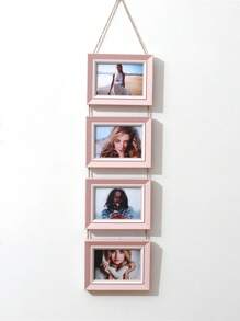 1 件创意壁挂连接装饰相框带绳，5 英寸 4 片组合，适用于卧室、客厅、走廊 - 彩色 - 查看 16