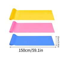 1pc Workout Pilates Workout Latex Elastische Weerstandsband, Voor Fitness Thuis Oefeningen in de Gym