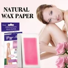 Bandas Tiras Cera Fria Depilacion Depilar Piernas Axilas - Rosa - Ver 7