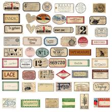 60 件复古英文笔记贴纸乙烯基美学贴纸剪贴簿、日记、笔记本电脑、保险杠、滑板、水瓶、电脑、电话、卡通、安全帽、汽车贴纸和贴花 - 彩色 - 查看 3