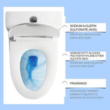 4 片装马桶清洁剂片，浴室马桶水箱清洁剂，蓝色清洁泡泡，清洁力强，持久，温和清新