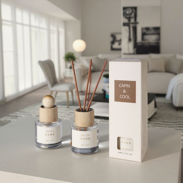 1pc Flameless Aromatherapy, Dual-Use Car & Home Fragrance Diffuser, Natural Plant Mixed Essential Oils, Home Decor Scented, Long-Lasting Air Freshener, Suitable As Gift For Birthday, Christmas, Etc. Can Be Used In Bedroom, Car, Study, Living Room, Bathroom To Deodorize.