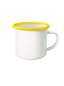 6pcs, Enamel Mugs, Plain White Mugs, Enamel Camping Mug Set, DIY Cups For Tea, Coffee And Hot Chocolate, Set - Multicolor - View 8