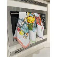10 印花斜纹餐巾洗碗布 100% 纯棉，厨房，浴室，家居，家居用品供应商 - 偏見 - 查看 6