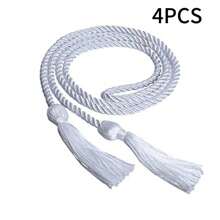 4pcs 170cm Graduation Tassel Cords, Multicolor Decorative Thin Graduation Accessories, Suitable For Graduation Gown Decoration