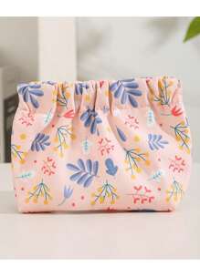 1pc New Style Red Bag Key Organizer Flap Makeup Bag Data Cable Storage Bag Pocket Bag Portable Organizer Bag Suitable For Makeup Tools, Travel, Bathrooms, And Home Use - Multicolor - View 9